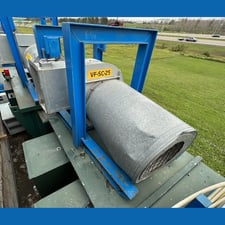 AE Fan Equipment, Centrifugal Blower, 2000 cfm, 15" suction, 15" x 20.5" discharge, 0.75 HP, 1725 RPM