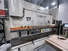 90 Ton, Cincinnati #90PF+6, hydraulic press brake, 8' overall, 72" between housing, 8" stroke, 15" open