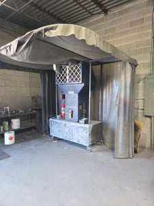 Shop Pro, Mobile Paint Booth Work Station, 8' tall