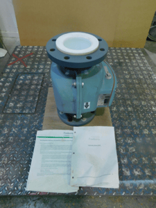 Foxboro #2804-SABA-TPC-C, Magnetic Flowtube Flowmeter, 4" diameter, Platinum Electrode, Unused