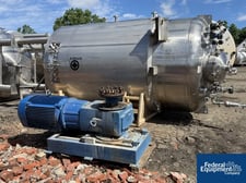 3962.6 gallon Cherry Burrell, Stainless Steel Jacketed Reactor, 45 PSI/FV @ 350 deg F internal, 100 PSI @ 350