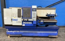 Clausing Metosa #SM2060VS, CNC Lathe Turning Center, 22" swing, 77" centers, 16" 4-jaw chuck, 3-1/2" bore, GE