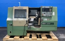 Mori Seiki #SL-25B5, CNC Lathe Turning Center, 10" 3-jaw chuck, Fanuc Control, Chip Conveyor