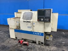 Okuma #LNC8, CNC Lathe Turning Center, 10" 3-jaw chuck, 2" bore, Okuma Control