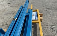 1 Ton, Gorbel, Overhead Crane System, 2000 lb. capacity, 35' rail, 4 upright posts