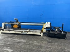 Achilli #AFRA300-ZH, Bridge Stone Saw, 136" capacity, 3400 RPM, 4.5 KW, 230 V., 2014