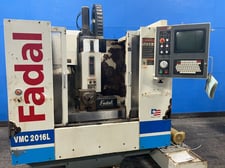 Fadal #VMC-2016L, CNC Vertical Machining Center, Multi-Spot Tool Changer, Fadal Controls, 2001