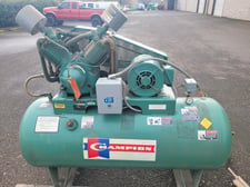 34.8 cfm, 125 psi, Champion #HR-10-12, reciprocating air compressor, 10 HP, 230/460 V., 3-phase, 120 gallon