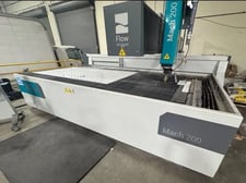 Flow #Mach-200-4020-Pivot, 5-Axis CNC waterjet, 13' 1" x 6' 6" cutting area, 30 HP, low hours, 2021
