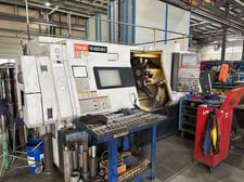 Mazak #Nexus-400-II, Matrix Control, 33.2" swing, 81.6" centers, 4.5" bar, 12" Big Bore chuck, 2008