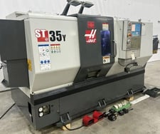 Haas #ST-35Y, Haas NextGen Control, 31.7" swing, 12" chuck, 4" bar, 12 station hybrid BOT/VDI turret, 2016