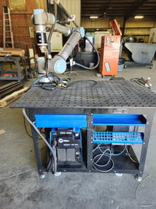 Cobot, UR10e, collaborative robot & welder, integrated table system, 2024