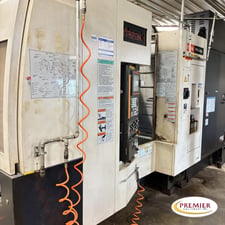 Mazak #PFH-4800, CNC horizontal machining center, Mazatrol Fusion 640M Control, 22" X, 24.8" Y, 23.6" Z