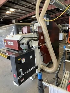 25" x 16" Cantek #GT-635ARD-16, double surface planer, 25 HP top & 20 HP bottom, 26-80 FPM, spiral insert