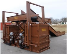 Granville #Bacca-Baler, vertical baling system, 60" chamber, 10 HP, 575 V., 3-ph, w/ incline & cross