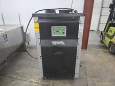 5 Ton, Temptek #CF-5A, chiller, 5 HP digital scroll compressor, 5000 CFM air-cooled, 2 HP pump, R-410A, 460