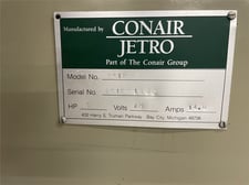 Conair #2512, fan cut pelletizer, 12 rotating knives, 1 bed knife, 5 HP main motor, 1 HP pull roll, ABB ACS