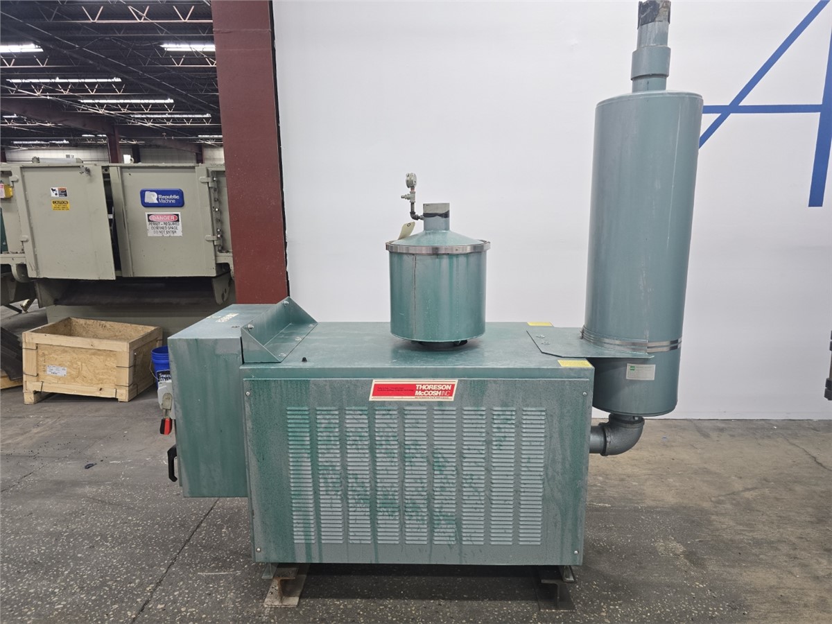 Thoreson McCosh #MK-20, vacuum pump, 12000 lb./hr., 20 HP, Universal RD 4 silencer, 460 V., 2007