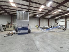 Lindner #Antares-1900, single shaft shredder, 120 HP, 130" x 98" hopper opening, 96" infeed height, 15:1