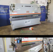 200 Ton, Accurpress #720012, hydraulic press brake, 12' overall, 8" stroke, 16" open, 20 HP, 230 V., 3-phase