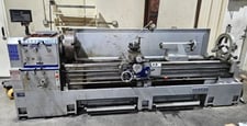 22"/31" x 100" Sharp #22100B, gap bed engine lathe, 16" BTC 3-jaw chuck, 4.5" bore, D1-11 Camlock