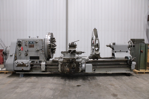 56" x 100" Wohlenberg Hannover, Engine Lathe, 48" chuck, 145" bed