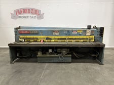 1/4" x 10' Niagara #IF-10-1/4, Hydraulic Power Squaring Shear, 15 HP, 24 SPM, 36" back gauge