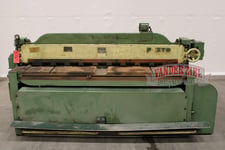 14 gauge x 6' Pexto #14-U-6G, Hydraulic Power Squaring Shear, 72" cutting length, 3 HP, 1800 RPM, 62 SPM