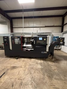 Samsung #SL-3000L, CNC lathe, 25.6" swing, 12" chuck, 3.5" bar, 16.93" diameter, 21.65" length, 2-Axis, Fanuc