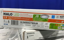 Eaton #SLD606927WHJB, Surface LED Downlight, 13.2 W, 120 VAC, Fits 4" x 4" Junction Box
