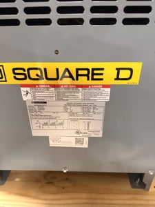 15 KVA 480 Delta Primary, 208Y/120 Secondary, Square D EXN15T3H Transformers - New