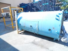 200 cu.ft. Steel Hopper w/ Frame, 6,000 Lb, 1,500 gallon, 65" diameter, 156" L, 68" x 68" x 93" base