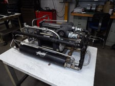 Haskel #8AGD-5, Air-Driven Double-Acting Gas Booster, 1:5 ratio, 750 psi max outlet, 150 psi max drive