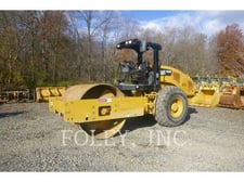 Caterpillar CS54B, Vibratory Single Drum Smooth, 1700 hours, S/N: CS501187, 2021