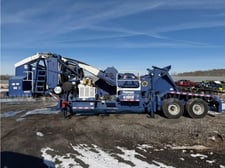 Peterson #4300B, Portable Whole Tree Chipper, CAT C18 engine, 36" width/44" diameter chipper, 2014