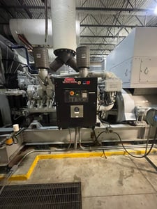 3057 HP MTU #16V 4000, diesel engine, 1800 RPM, Tier 2, 1010 hours, sound attenuated enclosure 00, 2007
