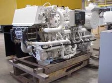 1100 HP Caterpillar #3508B-DITA, diesel marine engine, Tier 1, electronic governor, 2005