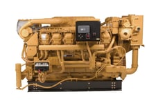 1350 HP Caterpillar #3512B, diesel marine engine, electronic governor, rblt. 1999