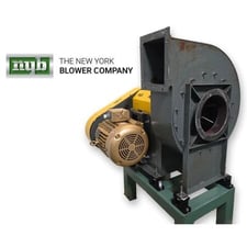 2500 cfm @ 16" S.P., New York Blower #19-LS, Series 30 GI fan, radial blade, 15 HP, 1765 RPM, 230/460 V.