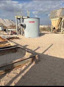 Phoenix, 8-foot diameter by 10-foot-tall sump tank