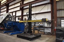 10' x 10' Stinger, welding manipulator w/ sub-arc, variable speed power travel car