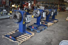 3000 lb. TrioFab #BD-3000 (Bulldog), pipe positioner, 6" COG, 20" 3-jaw chuck, hand pendant controller