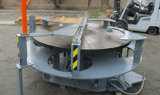 72" Fluor, open face lapping machine / lapper / polisher