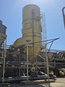 65000 cfm Pneumafil Corporation #13.5-460-12, baghouse dust collector, (460) 12 long filter bags