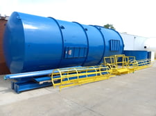 34000 cfm Airlanco #188RLP12, baghouse dust collector, 3695 cu.ft., (188) 12' long bag filters