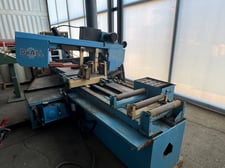 9" x 16" DoAll #C916SA, automatic swivel head horizontal band saw, 170" x 1" x .03.5" blade, 2 HP 9" x 16"