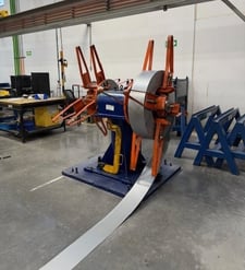 RLM, Complete Rafted Rollforming Line, 16" roll space, 2" shafts, w/ punch, cutoff, coil, and weld, 4x rafts