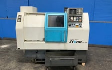 Clausing #CNC-100, CNC Lathe, GE Fanuc Series O-T, 6.5" 3-Jaw Chuck, 2" Bore, 4000 Spindle RPM, 10 HP, 1996
