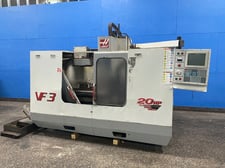 Haas #VF-3, CNC Vertical Machining Center, 18" x 48" Table, 20 automatic tool changer, 20 HP, Haas Control