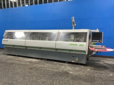 Polymac #AKRON-855, Single-Sided Automatic Edgebander, 22 kW, 7 Bar